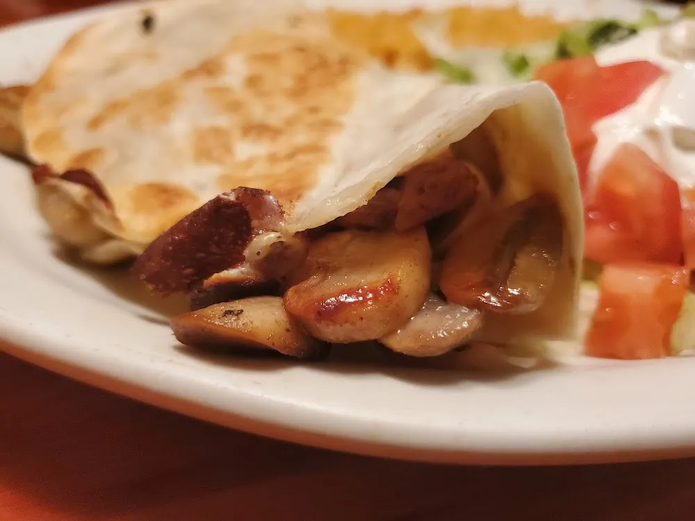 Mushroom Quesadilla